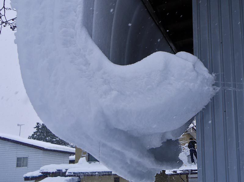雪下ろし日和