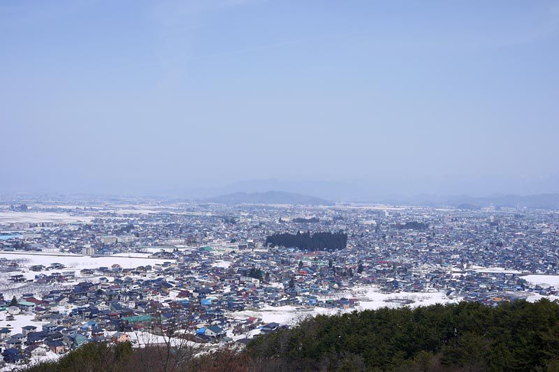 米沢の残雪