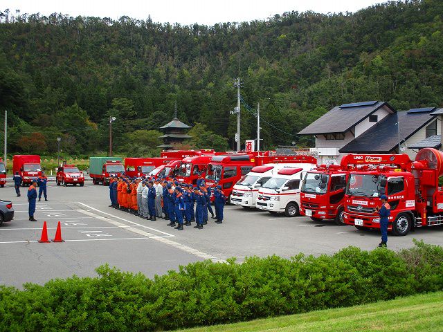 消防車がい～っぱいっ。