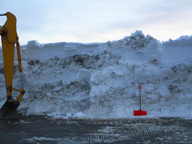 ただいま除雪中！