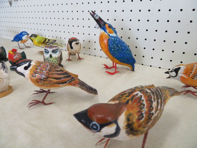 木彫り彫刻作品展、開催中です♪