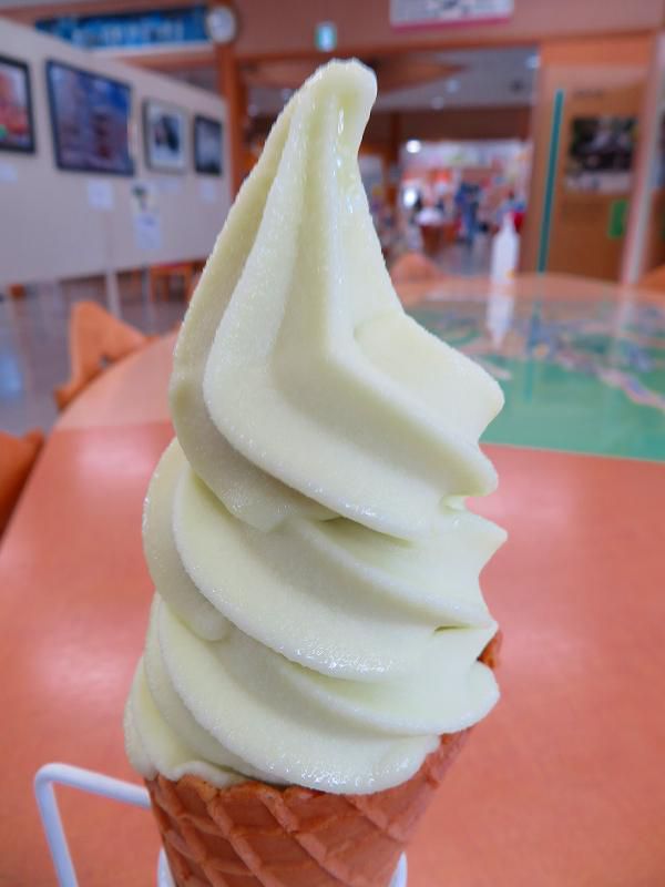期間限定のソフトクリームです♪