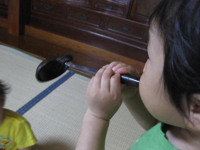 トランペットのつもり