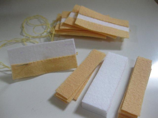 フェルト　～ケーキ製作中～
