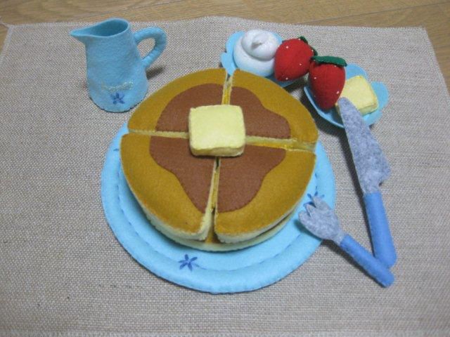 フェルト　～ホットケーキセット～