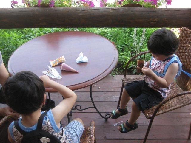 果樹園へ