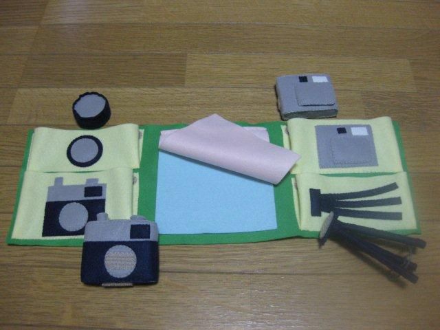 フェルト　～写真屋さんごっこ　内側～