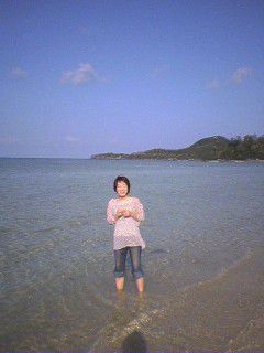 海が青いっ(≧ε≦)