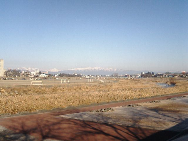 年末の朝日連峰、いいね！