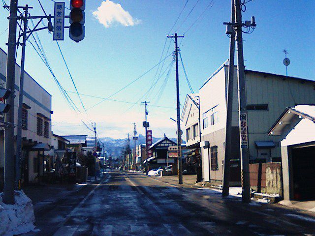 東町に雲ひとつ。石田三成を思う。