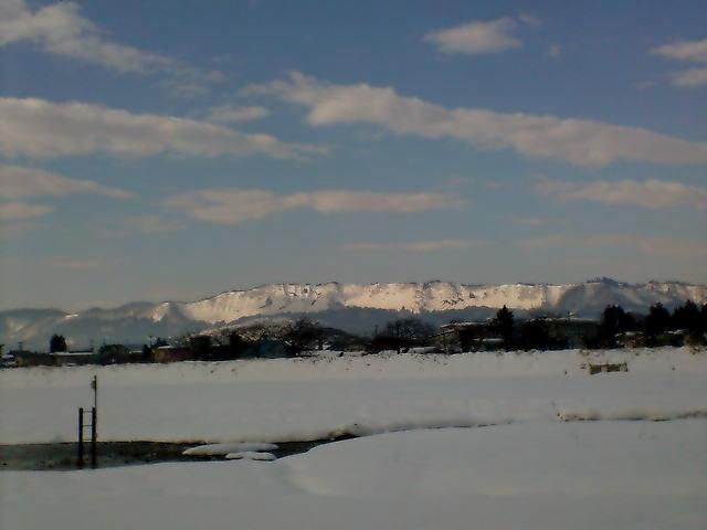米沢は今日も晴れだった。