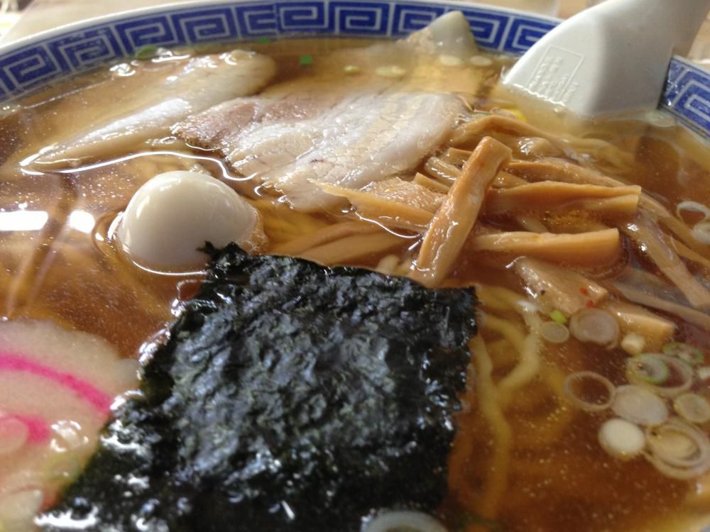 もちやにて冷たいラーメンを食す