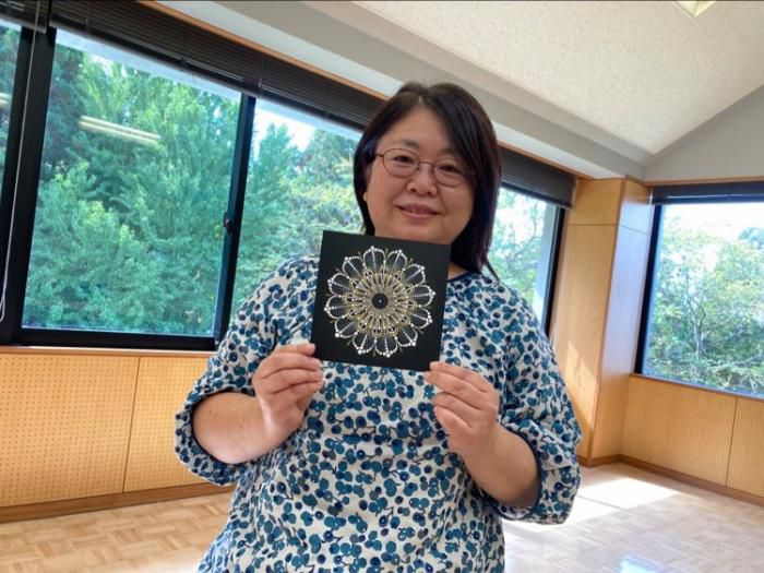 「わたしも素敵な作品ができた!!!」を体験できる「曼荼羅アート・レッスン」♪