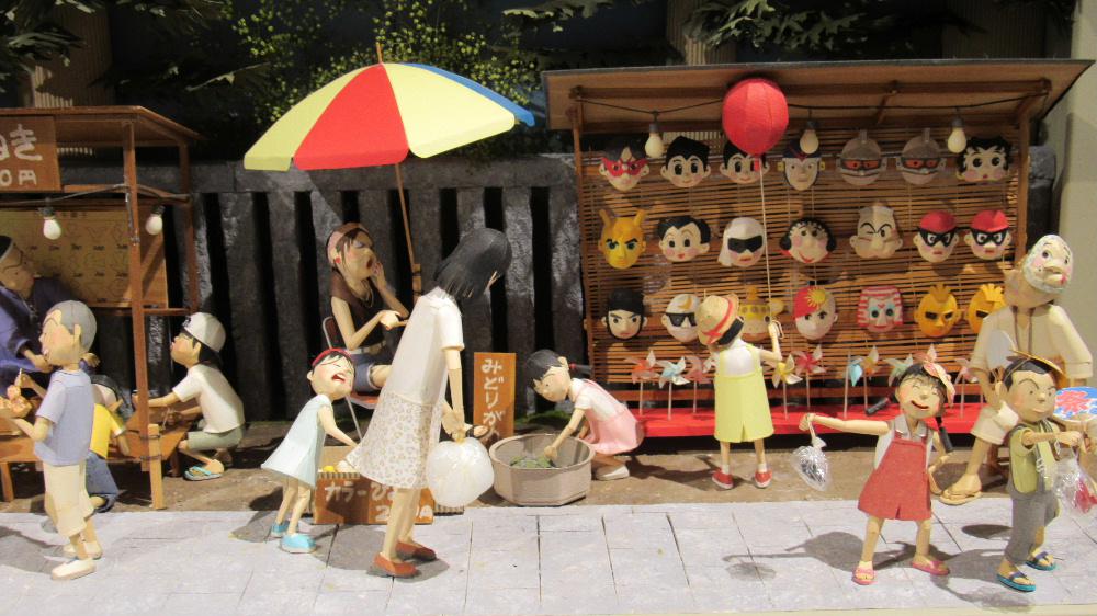 中村隆行さんのペーパークラフト「お祭り」