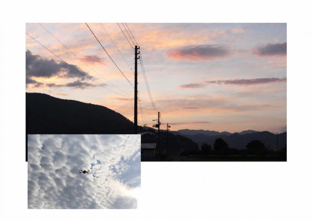 早朝私が所属しているクラブで映像教材用に使用するドローンの撮影にでかけました　朝焼けの空　秋の雲が流れ風も涼しく爽やかな朝となりました　日中はまだまだ暑い日が続きそうですが秋は着実に近づいてます