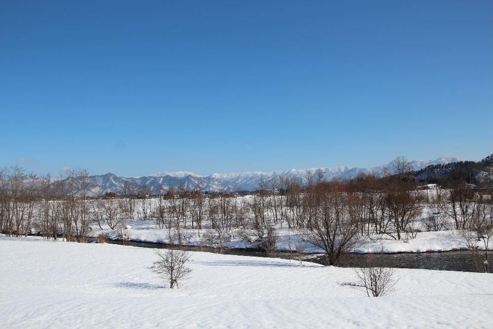 昨日今日は大雪も一休み　気温は決して高くありませんが雪が止んでくれるだけでもホッとします　晴れてくれればいいのにと願い晴れの時に撮った風景をアップします