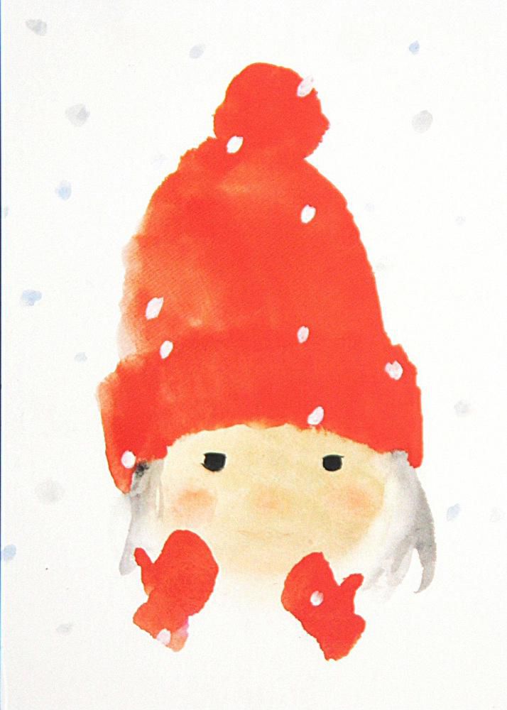 冬も一休みのように雪から雨　曇りの天i気で雪がつもらないだけでもありがたいと空を眺めています　私の好きないわさきちひろの冬の絵を著作権に触れるかなと心配しながらアップしてみました