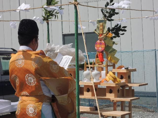東根市 ＡＨ様邸新築工事 02 地鎮祭　『ﾃｸﾉｽﾄﾗｸﾁｬｰで建てる長期優良住宅』