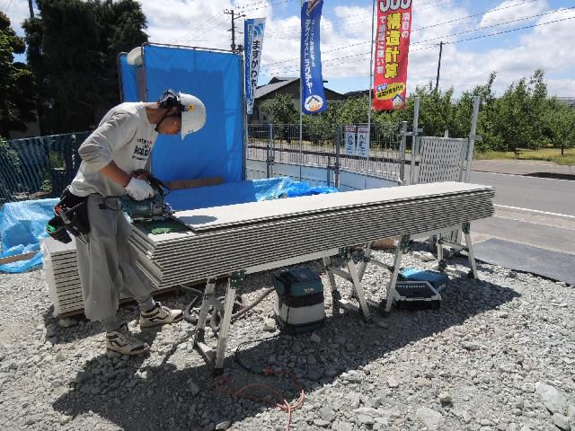 東根市 ＡＨ様邸新築工事 19 外壁やさん 『ﾃｸﾉｽﾄﾗｸﾁｬｰで建てる長期優良住宅』　
