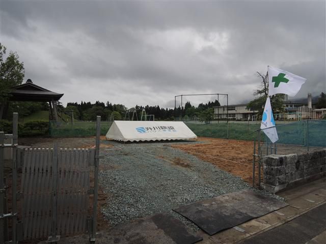 白鷹町 ＡＫ様邸新築工事 03 地鎮祭準備  『ﾃｸﾉｽﾄﾗｸﾁｬｰで建てる長期優良住宅』