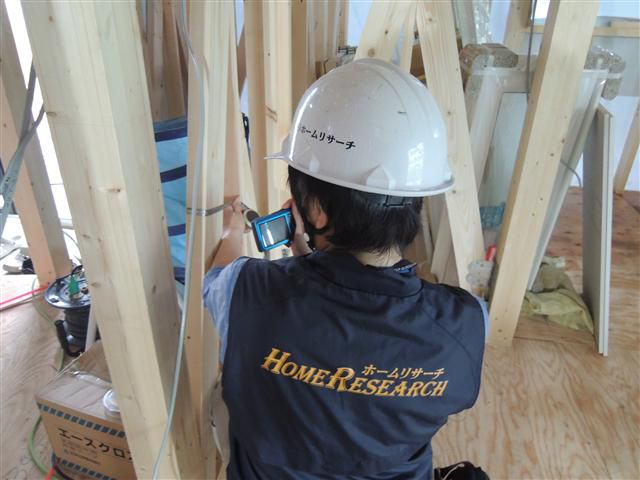 白鷹町 ＡＫ様邸新築工事 15 上棟検査  『ﾃｸﾉｽﾄﾗｸﾁｬｰで建てる長期優良住宅』