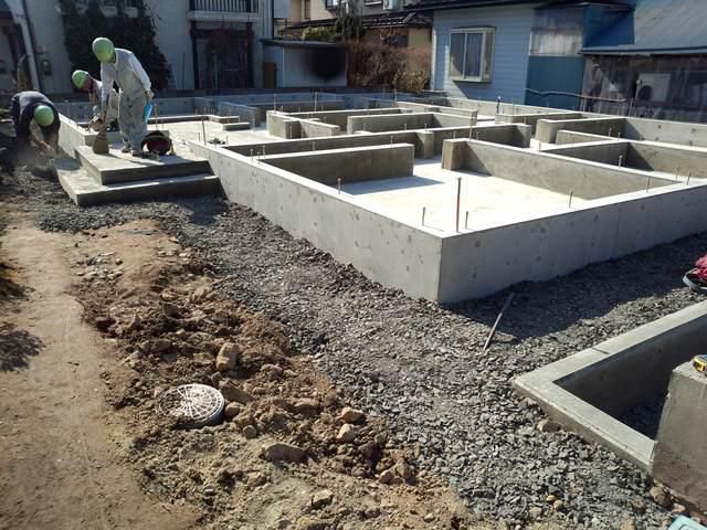 天童市 FK様邸新築工事 04 基礎工事　『ﾃｸﾉｽﾄﾗｸﾁｬｰで建てる長期優良住宅』