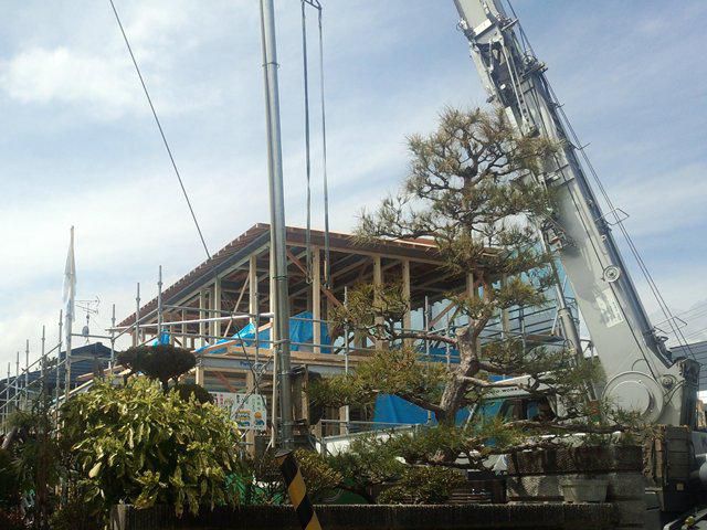 天童市 FK様邸新築工事 06 軸組み建て方　『ﾃｸﾉｽﾄﾗｸﾁｬｰで建てる長期優良住宅』