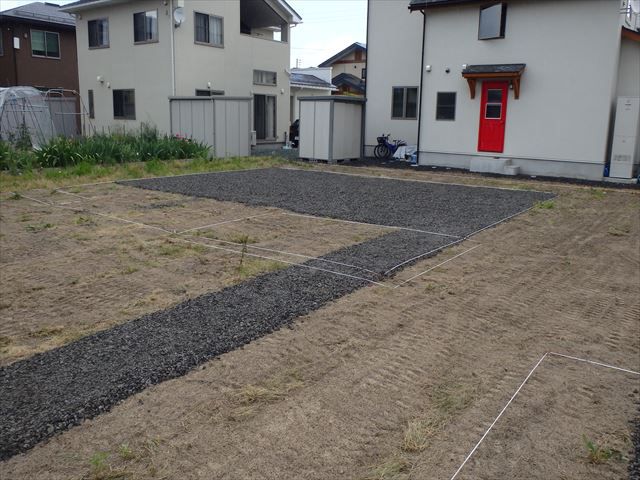 河北町 HA様邸新築工事 02 地鎮祭 『ﾃｸﾉｽﾄﾗｸﾁｬｰで建てる長期優良住宅』