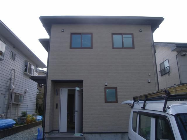 天童市 ＨＭ様邸新築工事 17 足場解体 『ﾃｸﾉｽﾄﾗｸﾁｬｰで建てる長期優良住宅』