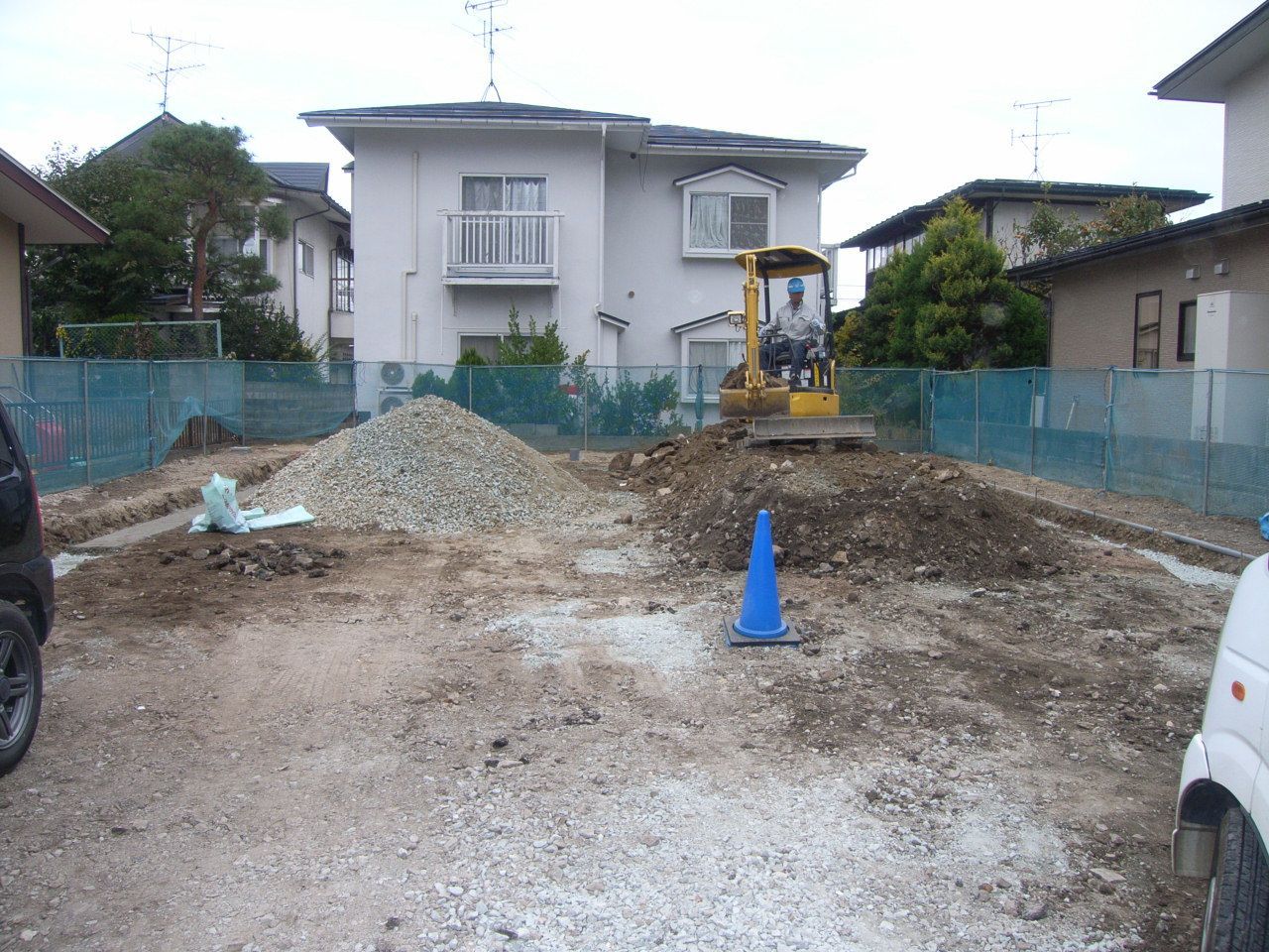 山形市 O様事務所併用住宅新築工事 05 基礎工事開始