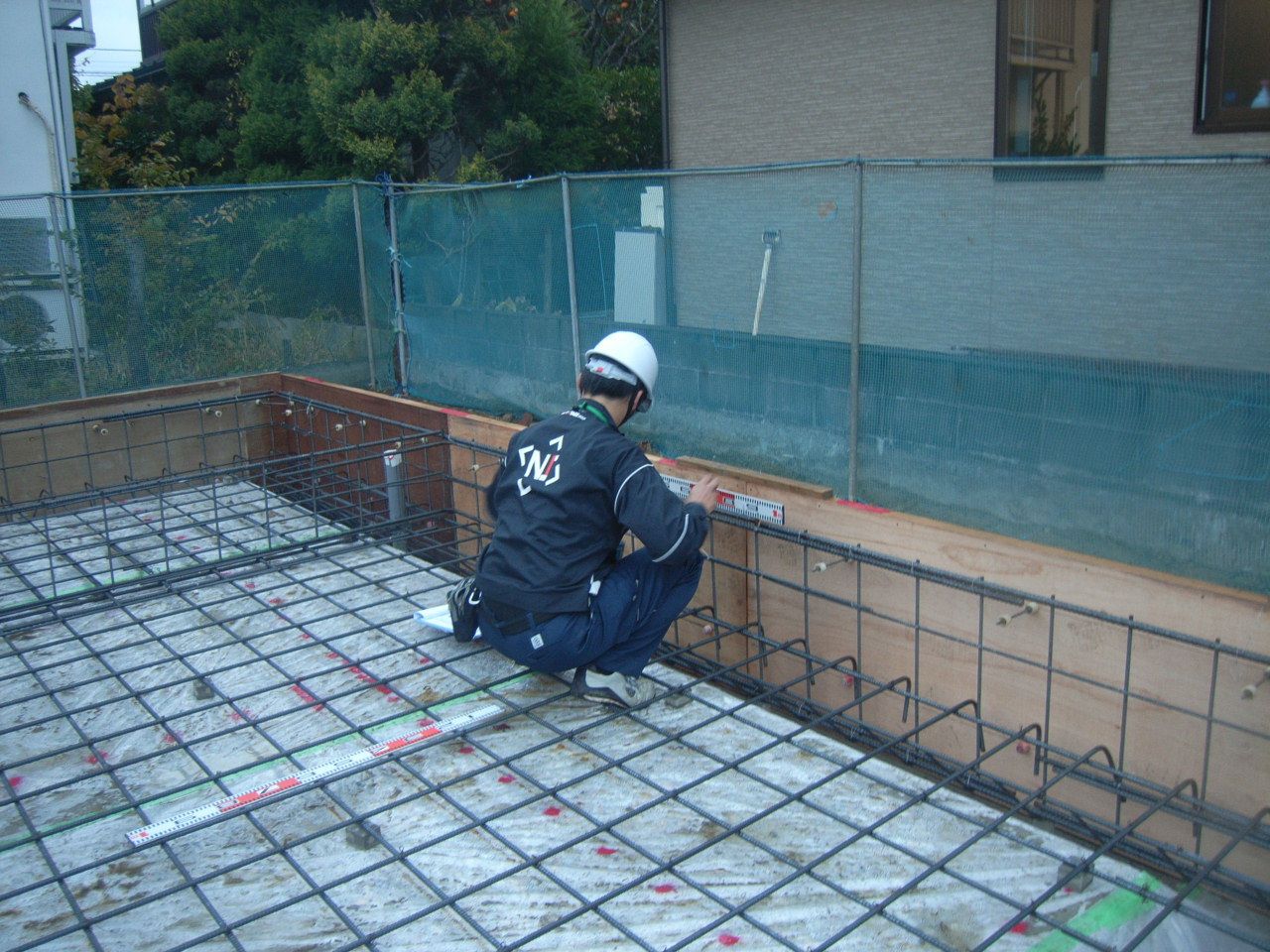 山形市 O様事務所併用住宅新築工事 08 配筋検査