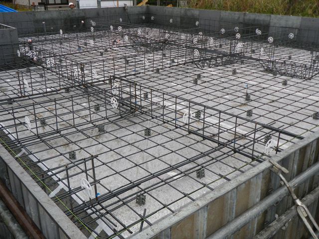 仙台市 ＨＴ様邸新築工事 03 基礎ｺﾝｸﾘｰﾄ打設　1回目 『ﾃｸﾉｽﾄﾗｸﾁｬｰで建てる仙台の平屋住宅』