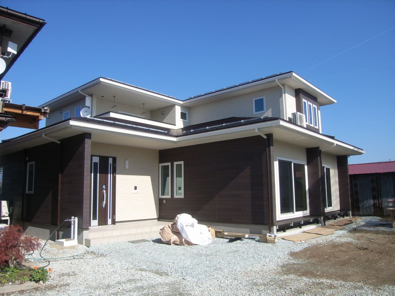 東根市 KA様邸新築工事 30 ｳｯﾄﾞﾃﾞｯｷ   『ﾃｸﾉｽﾄﾗｸﾁｬｰで建てる長期優良住宅』