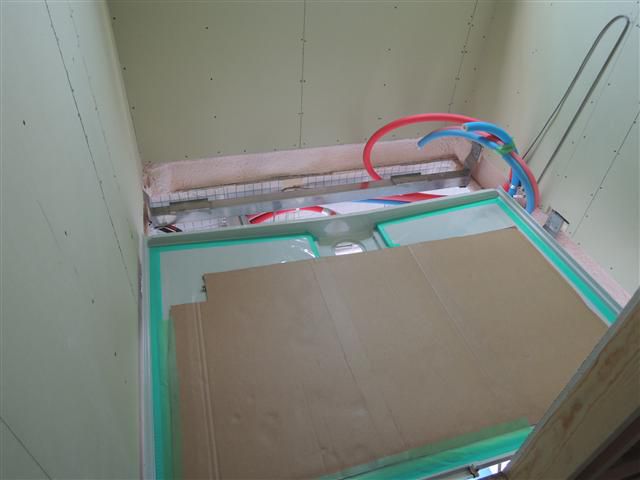 山形市 ＫＯ様邸新築工事 15 ｼｽﾃﾑﾊﾞｽ組立