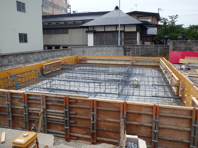 河北町 K様店舗新築工事　04　基礎工事vol.2