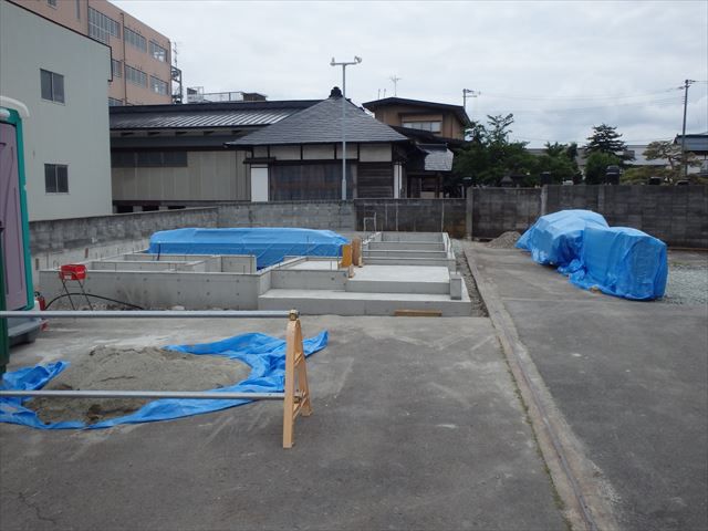 河北町 K様店舗新築工事　06　木工事