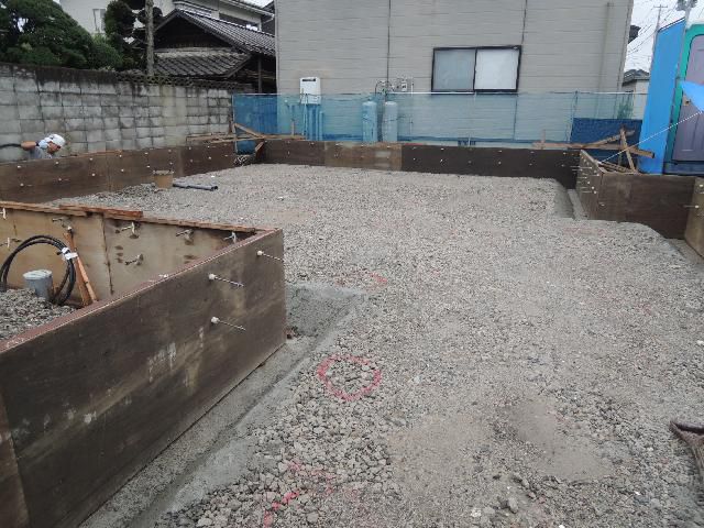 山形市 ＭＹ様邸新築工事 03 基礎工事01　『ﾃｸﾉｽﾄﾗｸﾁｬｰで建てる長期優良住宅』