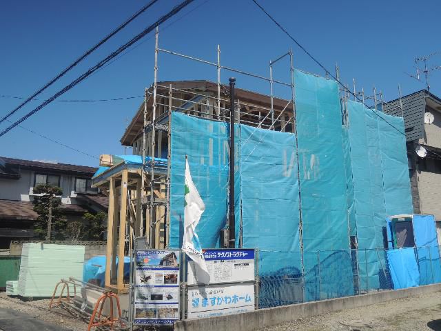 山形市 ＭＹ様邸新築工事 09 筋交い入れ  『ﾃｸﾉｽﾄﾗｸﾁｬｰで建てる長期優良住宅』