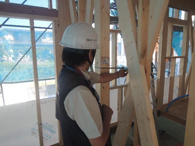 山形市 ＮＡ様邸新築工事 18 各種上棟検査  『ﾃｸﾉｽﾄﾗｸﾁｬｰで建てる長期優良住宅』