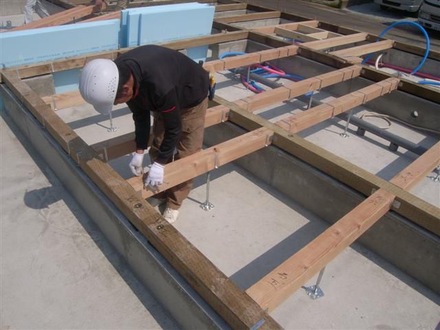 寒河江市 SK様邸新築工事 09 床下地 『ﾃｸﾉｽﾄﾗｸﾁｬｰで建てる長期優良住宅』