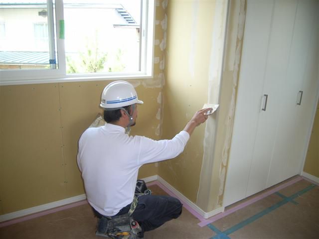 寒河江市 SK様邸新築工事 25 ｸﾛｽやさん乗り込み  『ﾃｸﾉｽﾄﾗｸﾁｬｰで建てる長期優良住宅』