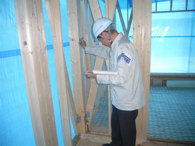 大江町 SS様邸新築工事 20 上棟検査 『ﾃｸﾉｽﾄﾗｸﾁｬｰで建てる長期優良住宅』