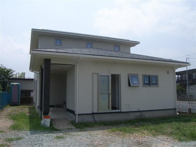 大江町 SS様邸新築工事 30 ｸﾛｽやさん順調です。 『ﾃｸﾉｽﾄﾗｸﾁｬｰで建てる長期優良住宅』
