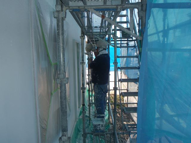山形市 ＴＫ様邸新築工事 08 外装仕上げ工事 『ﾃｸﾉｽﾄﾗｸﾁｬｰで建てる長期優良住宅』