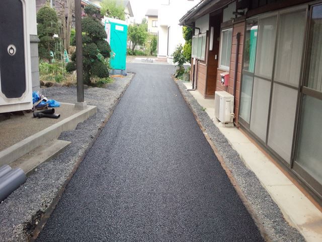 山形市 ＴＫ様邸新築工事 12 外構工事 『ﾃｸﾉｽﾄﾗｸﾁｬｰで建てる長期優良住宅』
