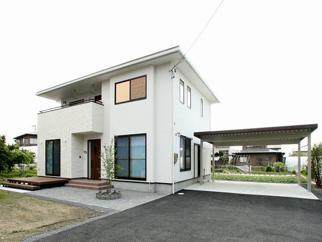 山形市 ＴＫ様邸新築工事 13 完了 『ﾃｸﾉｽﾄﾗｸﾁｬｰで建てる長期優良住宅』