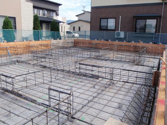 東根市 ＹＡ様邸新築工事  02 基礎工事  『ﾃｸﾉｽﾄﾗｸﾁｬｰで建てる長期優良住宅』