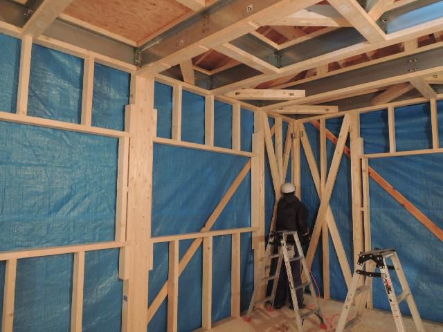 河北町 ＹＧ様邸新築工事 09 ｻｯｼ開口 『ﾃｸﾉｽﾄﾗｸﾁｬｰで建てる長期優良住宅』