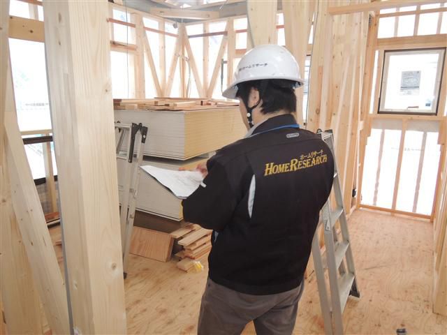 河北町 ＹＧ様邸新築工事 11 上棟検査 『ﾃｸﾉｽﾄﾗｸﾁｬｰで建てる長期優良住宅』