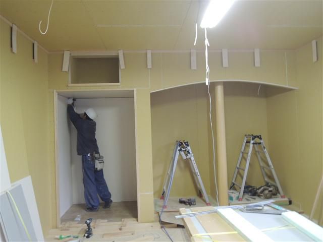 河北町 ＹＧ様邸新築工事 18 和室造作工事  『ﾃｸﾉｽﾄﾗｸﾁｬｰで建てる長期優良住宅』